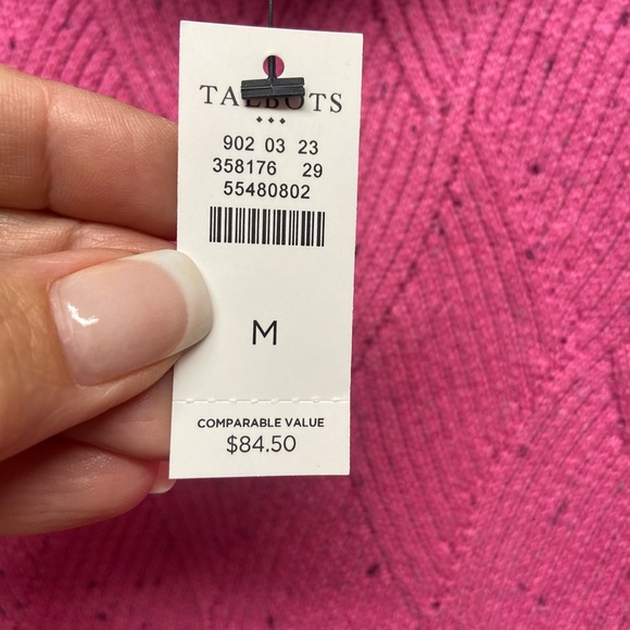 Talbots turtleneck sweater! Pink. Size medium - Picture 2 of 4